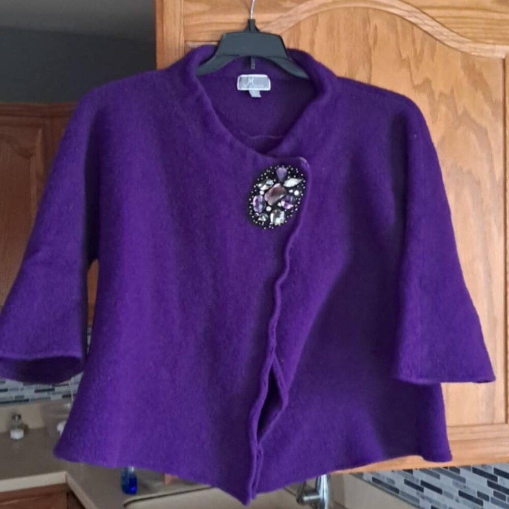 JM COLLECTION SWEATERS CARDIGAN SIZE  L
